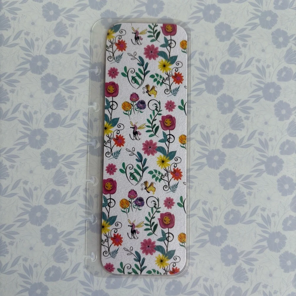 Happy Planner Bookmark Alice In Wonderland Disney Page Holder Handmade Flowers